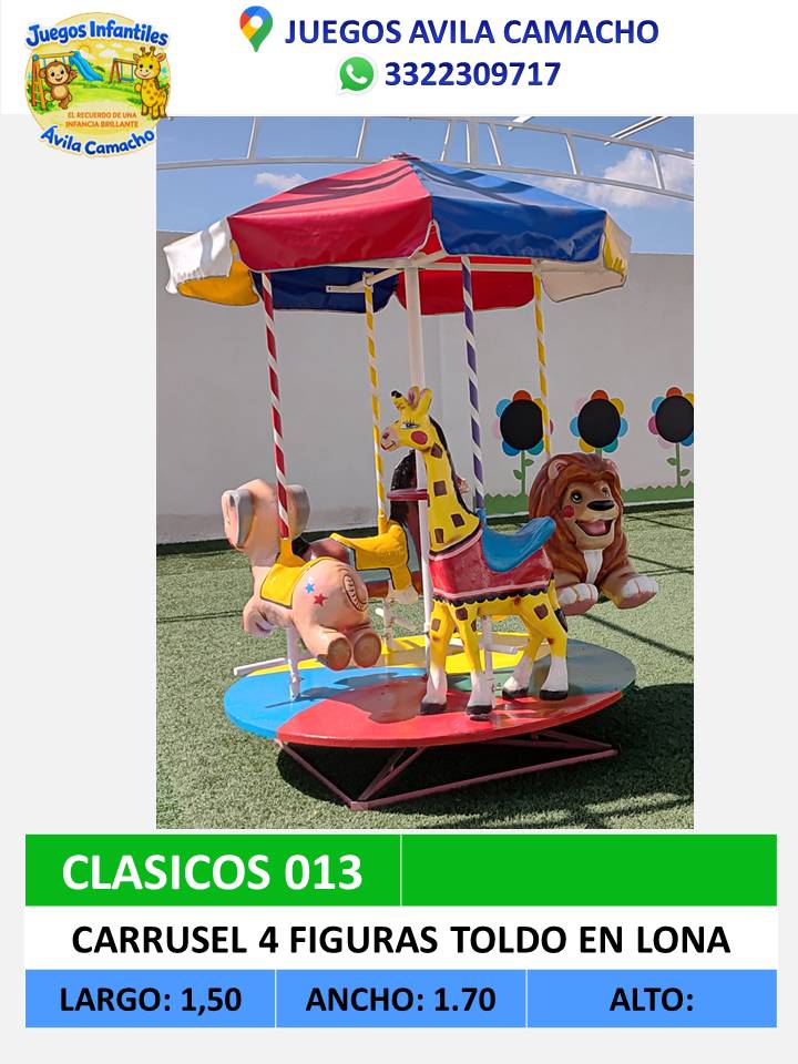 carrusel 4 figuras chico